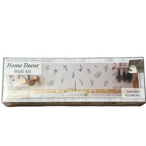 Decalmania Home Decor Wall Art Botanical Floral‎ Decals 62 Pieces Removable